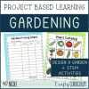 project based learning gardening design a garden STEM activities